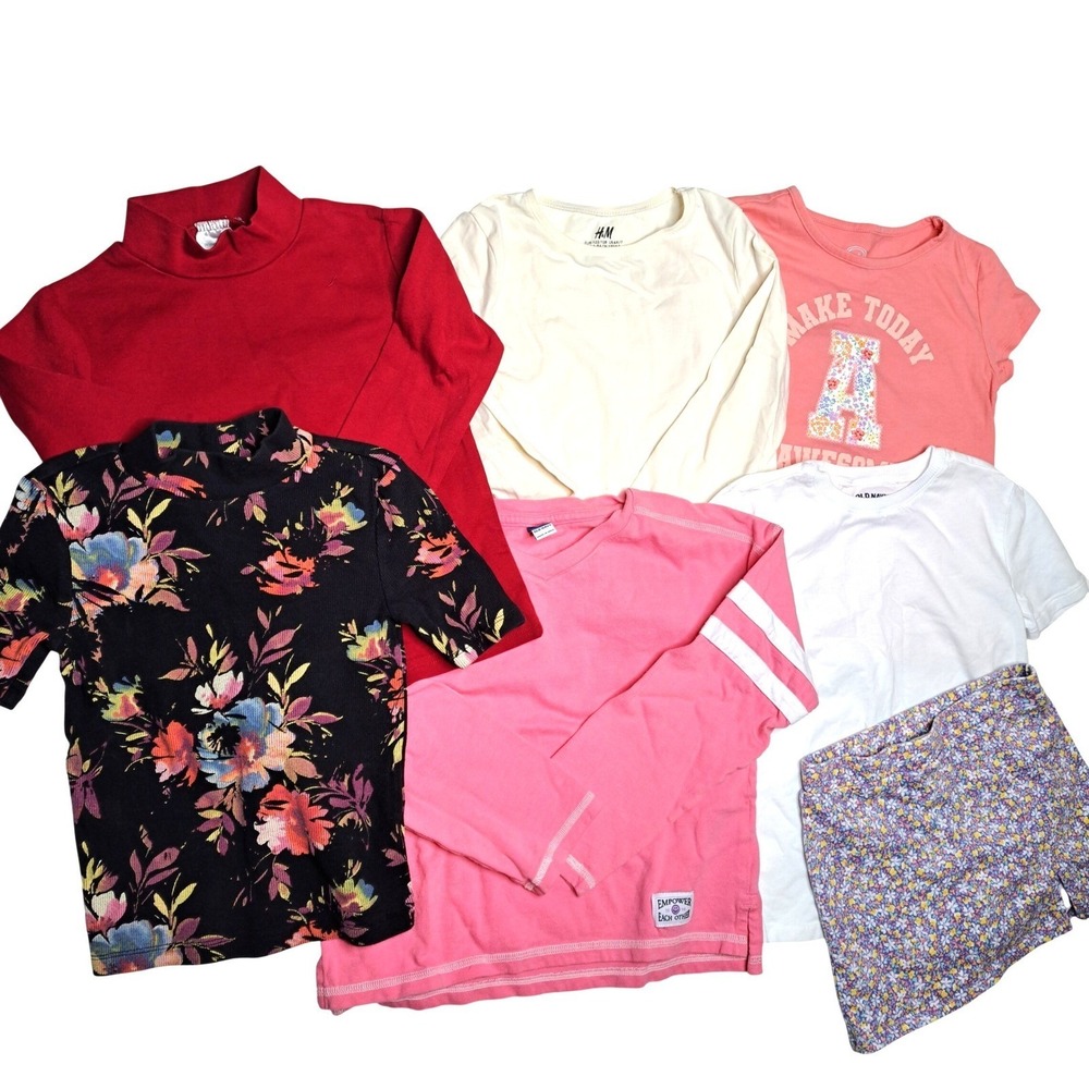 Girls 7 Piece Bundle 6-7 Gap Spring & Gege Old Navy H&M OshKosh Wonder Nation